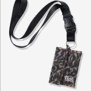 🔴2for17 🔴 VS PINK WALLET LANYARD NEW